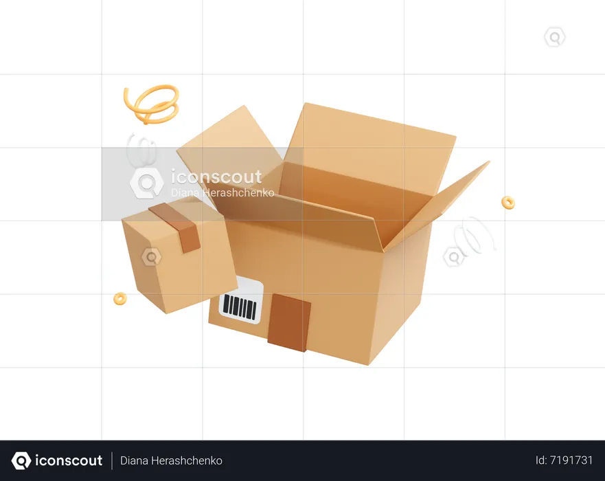 Packaging  3D Icon