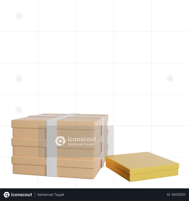 Packaging Box  3D Icon