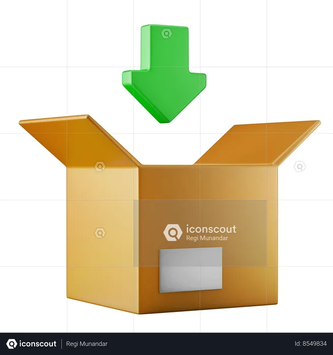 Packing Box  3D Icon