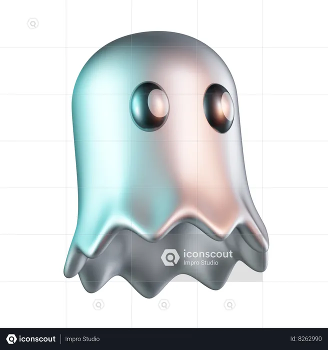 Fantôme pacman  3D Icon