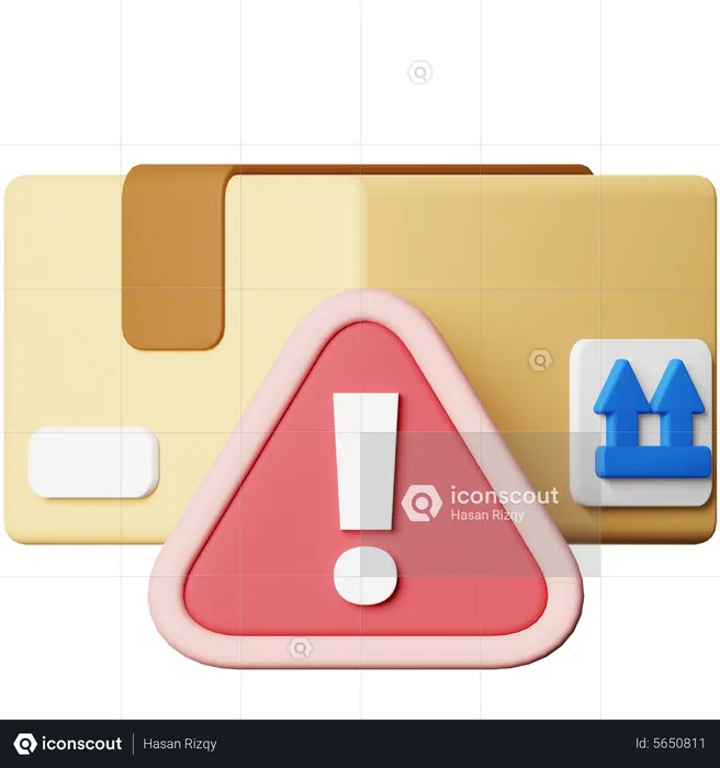 Pacote de aviso  3D Icon