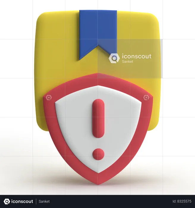 Pacote de aviso  3D Icon