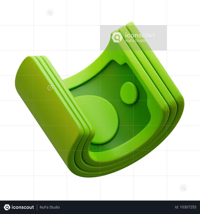 Pacote de dinheiro  3D Icon