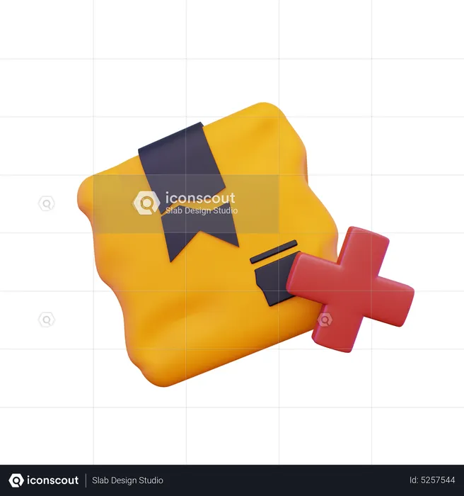 Pacote quebrado  3D Icon