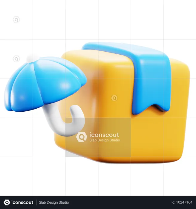 Seguro de pacote  3D Icon