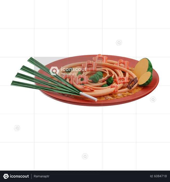 Pad Thai  3D Icon