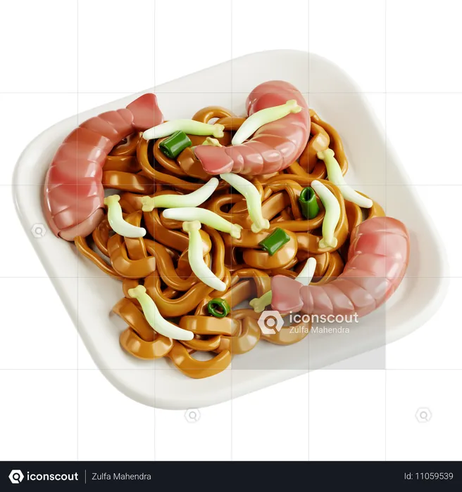 Pad Thai  3D Icon