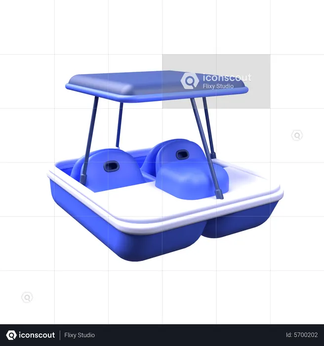 Paddle Boat  3D Icon