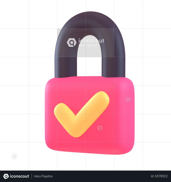 Padlock  3D Icon