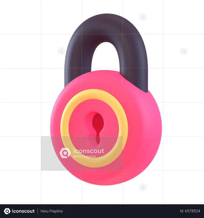 Padlock  3D Icon