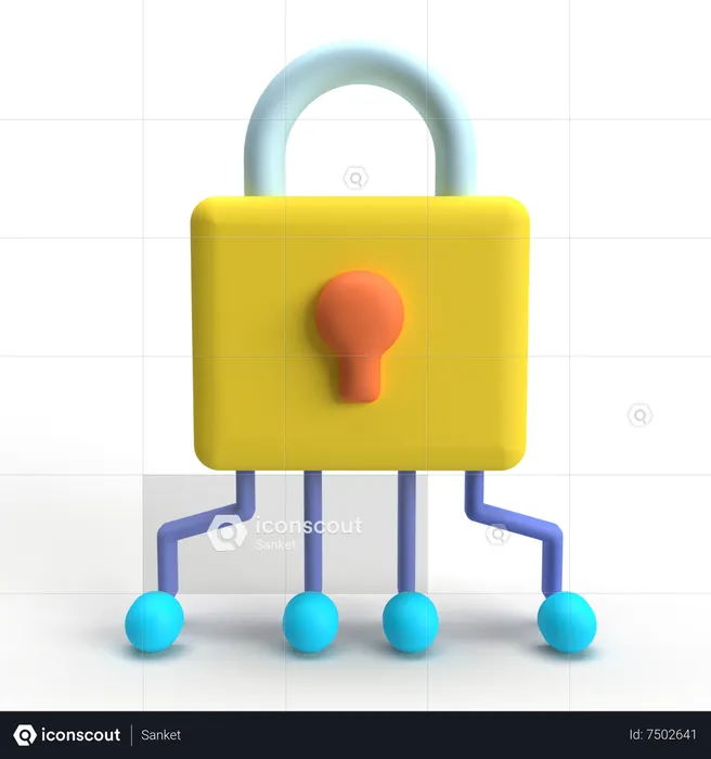 Padlock  3D Icon