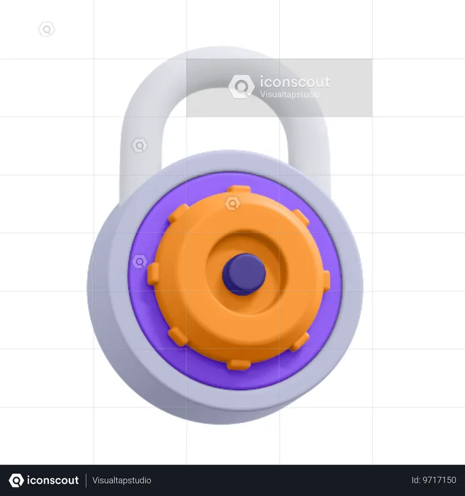 Padlock  3D Icon