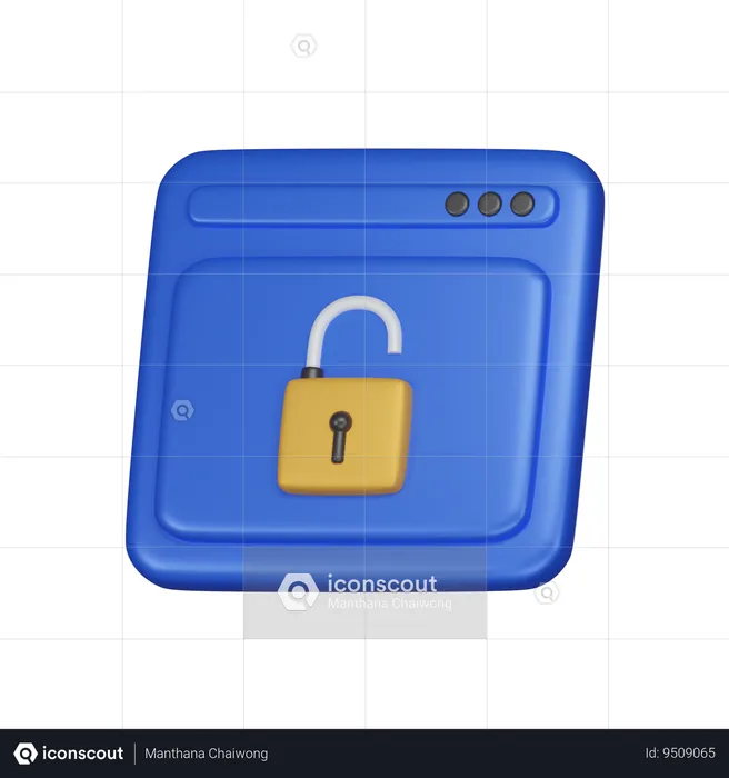 Padlock  3D Icon