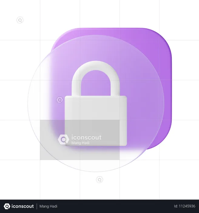 Padlock  3D Icon