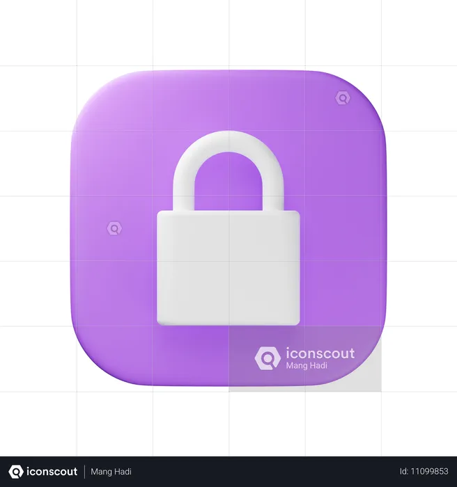 Padlock  3D Icon