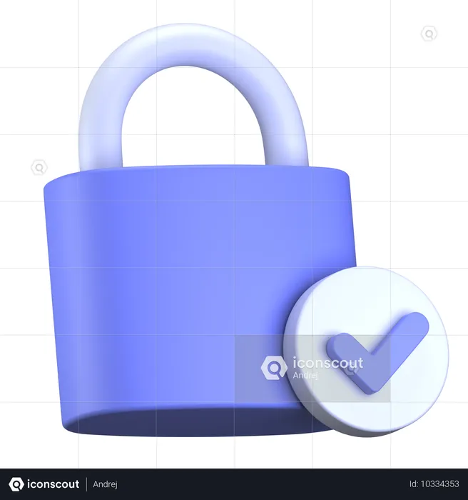 Padlock  3D Icon