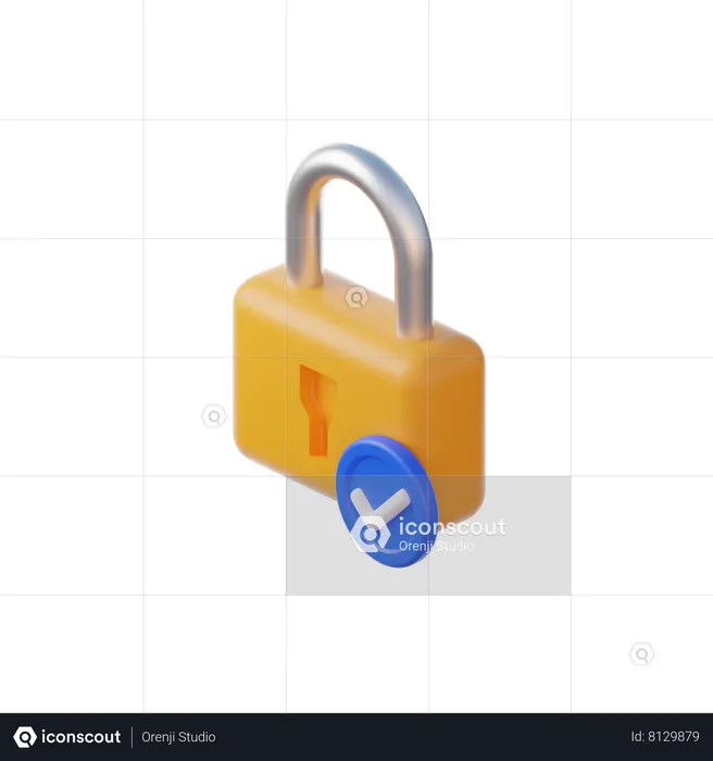 Padlock  3D Icon