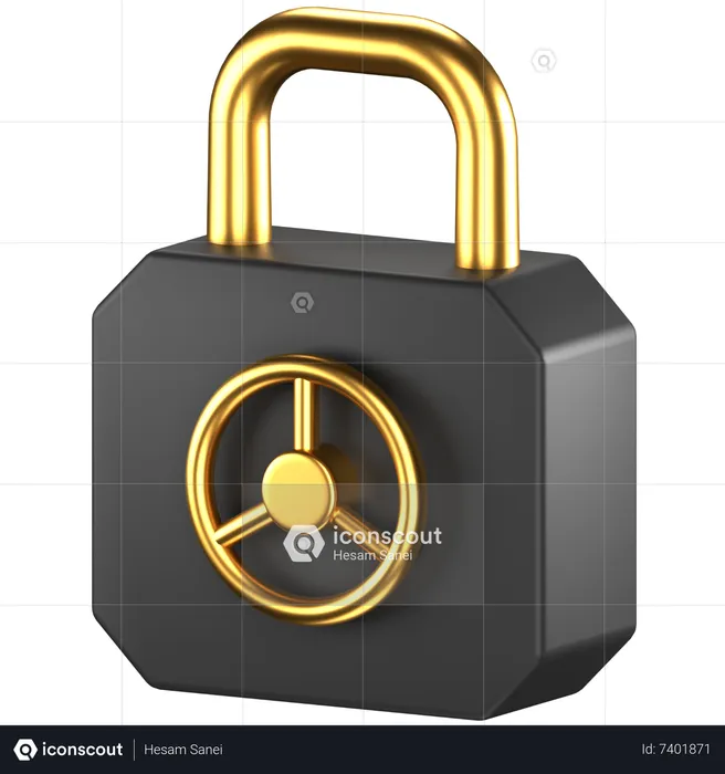 Padlock  3D Icon