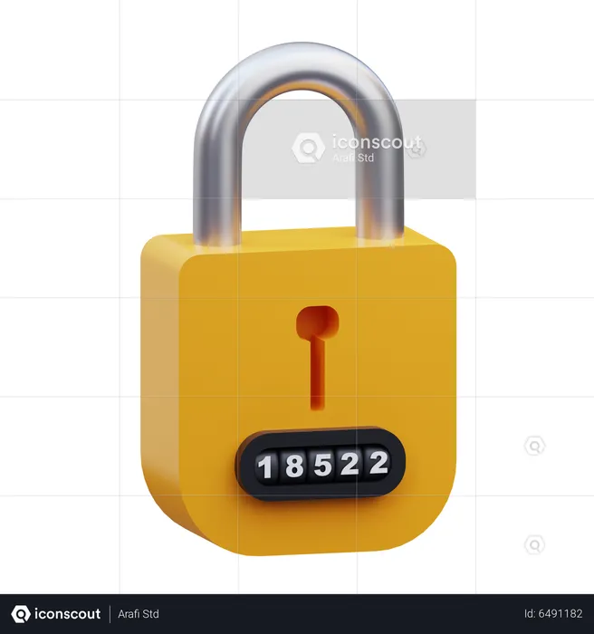 Padlock  3D Icon