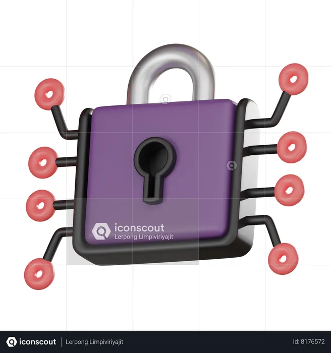 Padlock  3D Icon