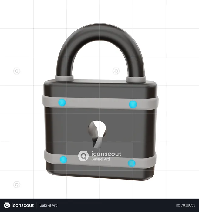 Padlock  3D Icon