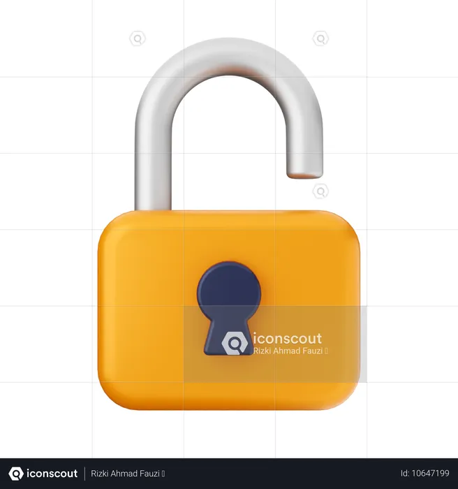 Padlock  3D Icon