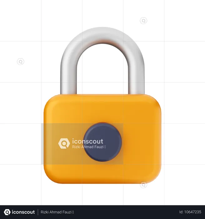 Padlock  3D Icon