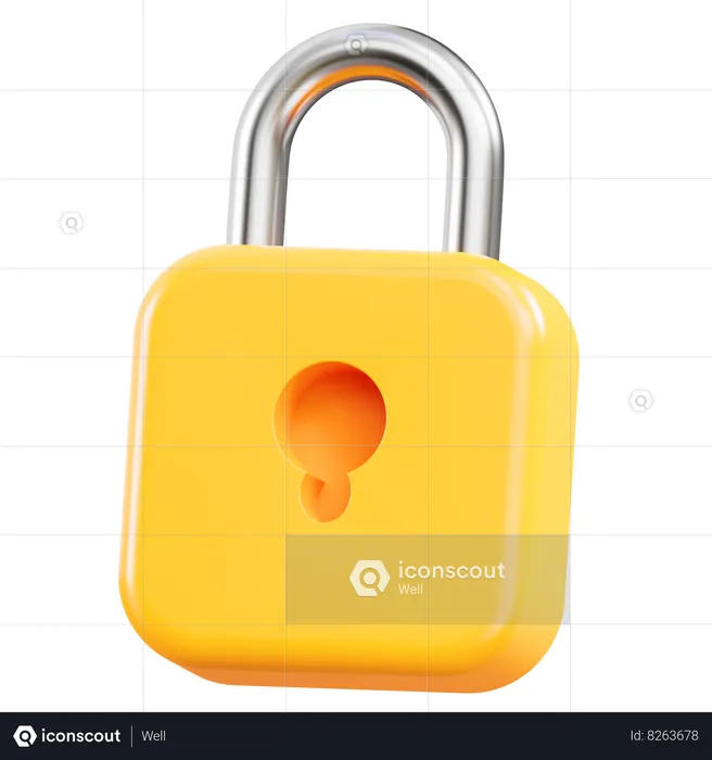 Padlock  3D Icon