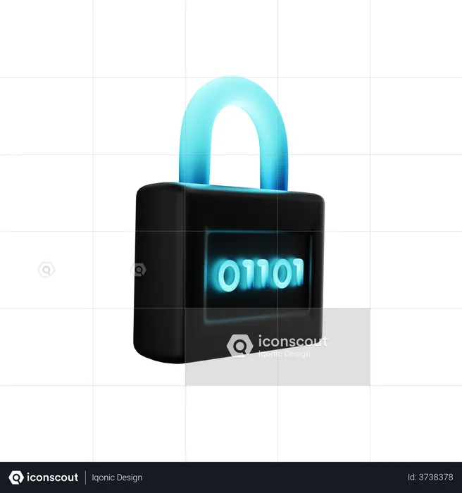 Padlock  3D Illustration