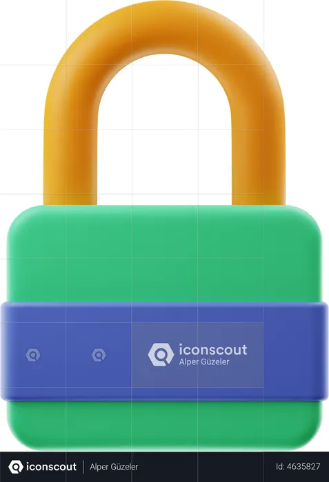 Padlock  3D Icon