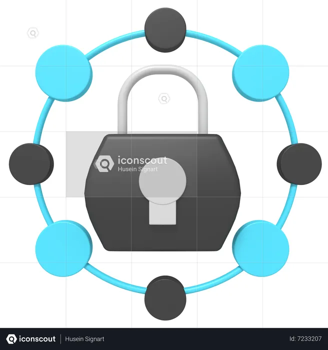 Padlock Security  3D Icon