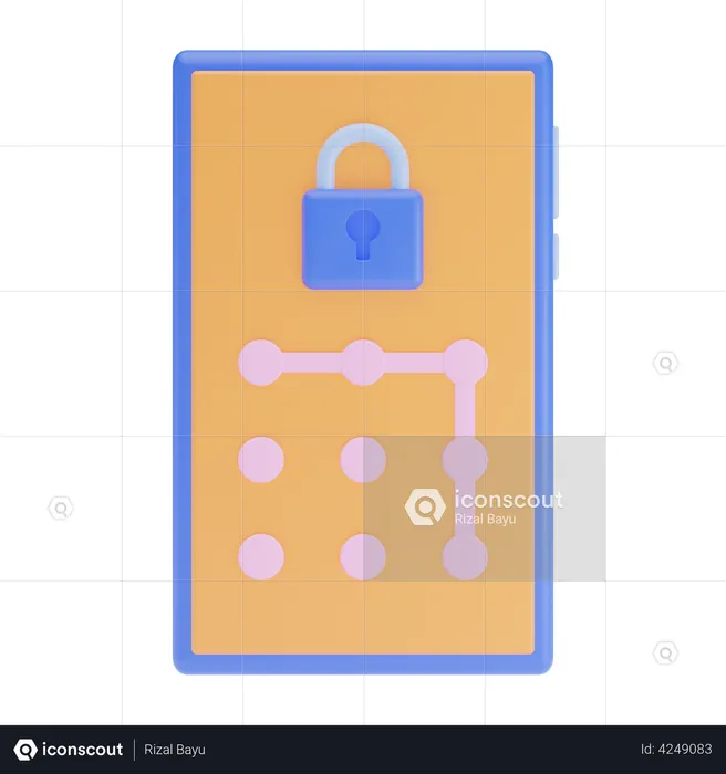 Padrão móvel  3D Icon