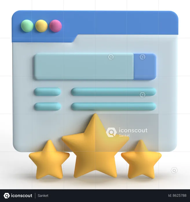 Page préférée  3D Icon