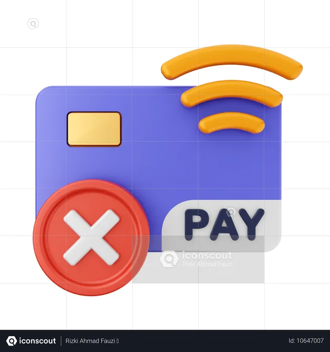 Pago con tarjeta de crédito  3D Icon