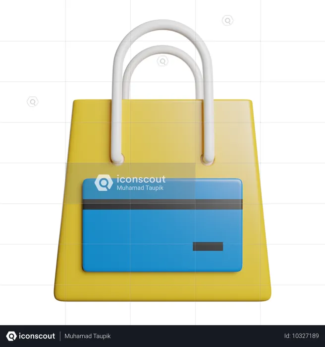 Pago de compras  3D Icon