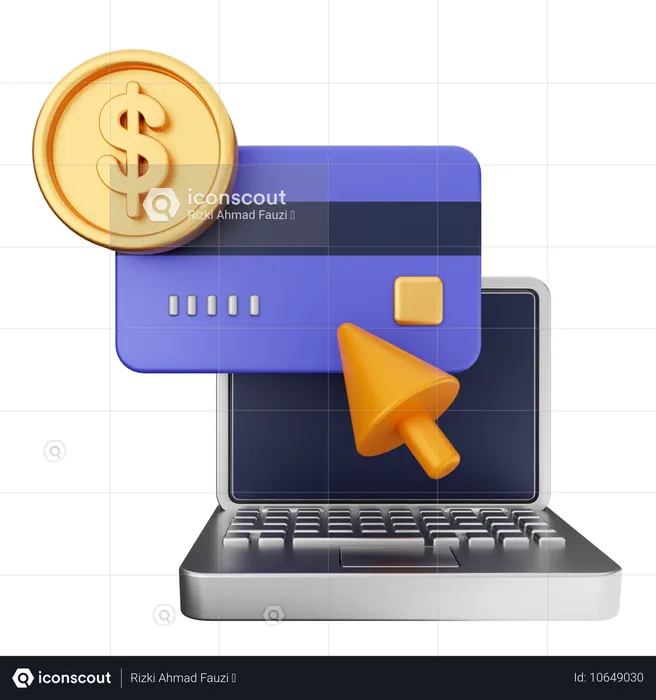 Pago de dinero  3D Icon