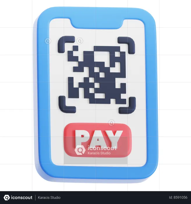 Pago en línea  3D Icon