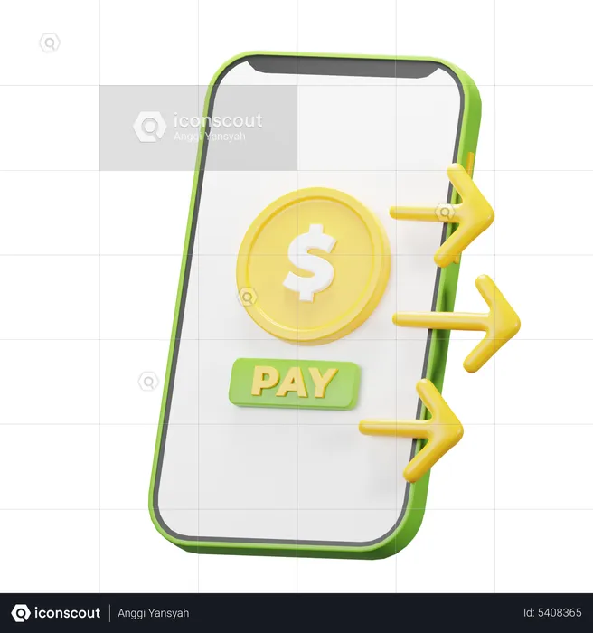 Pago movil  3D Icon