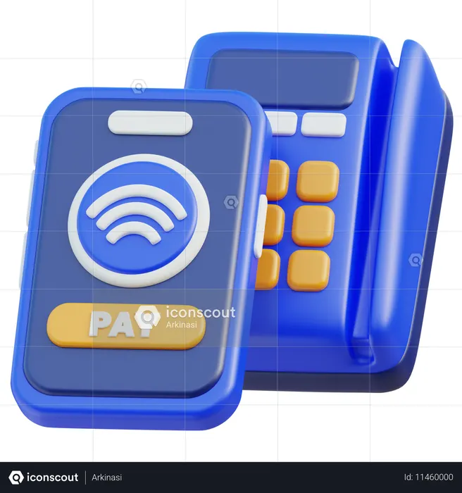 Pago nfc  3D Icon
