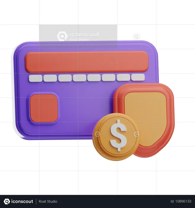 Pago seguro  3D Icon