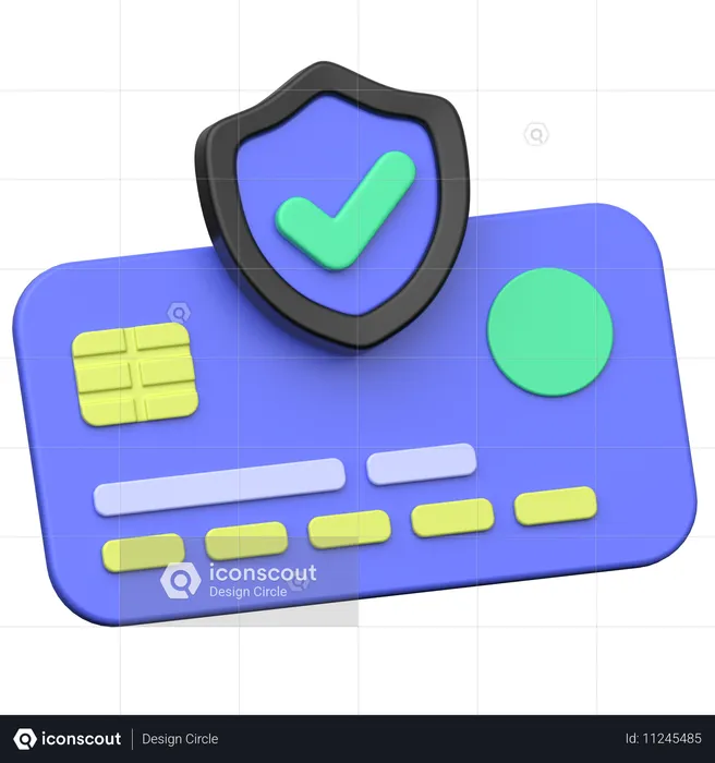 Pago seguro  3D Icon