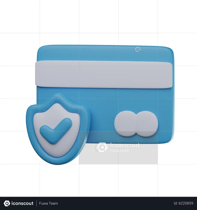 Pago seguro  3D Icon