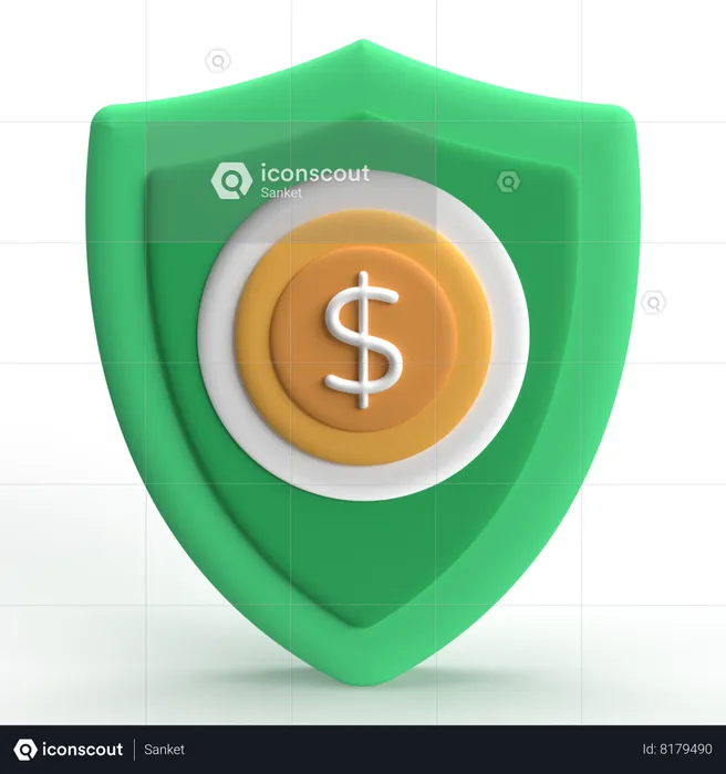 Pago seguro  3D Icon