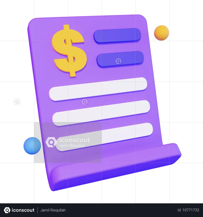 Paid Article  3D Icon