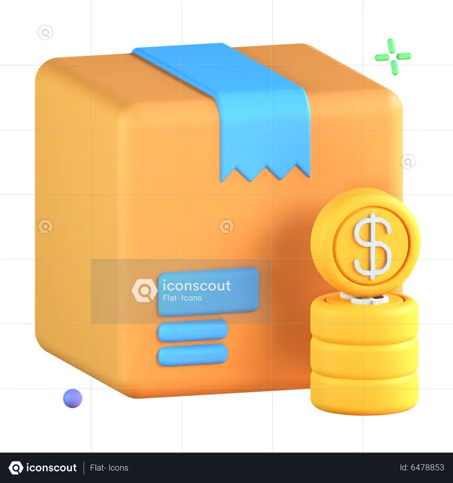 Paid Shipping  3D Icon
