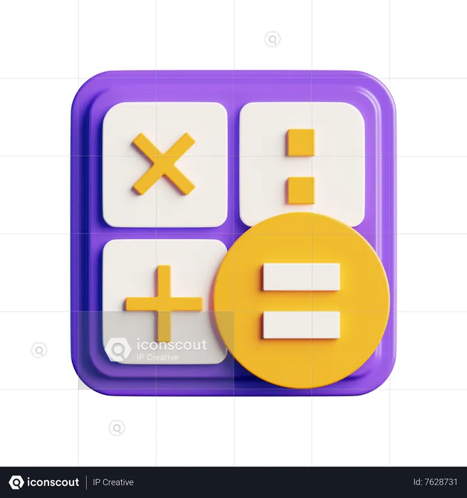 Calcul du paiement  3D Icon