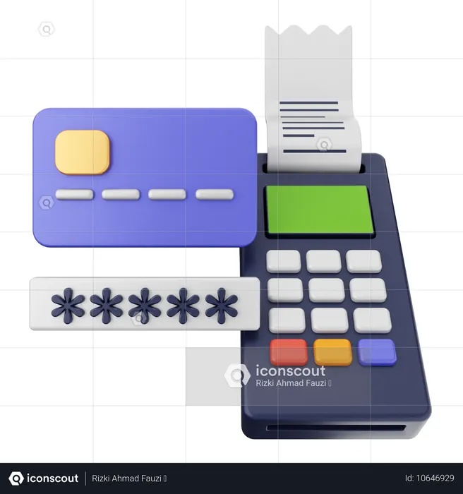 Paiement EDC  3D Icon