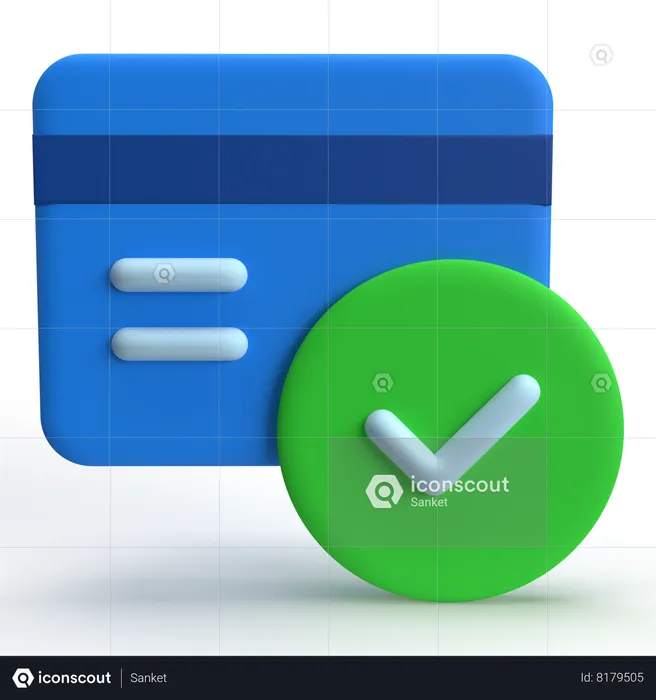 Paiement effectué  3D Icon