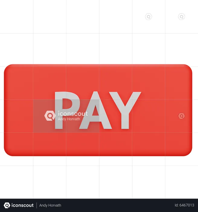 Paiement en ligne  3D Icon