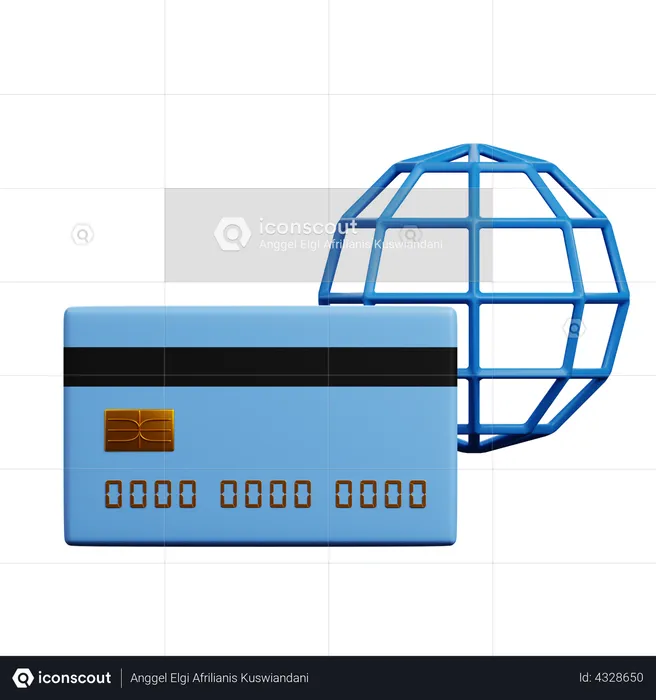 Paiement global  3D Illustration